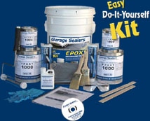 Installing Garage floor coatings paint